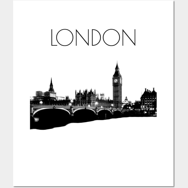 London Thames and Big Ben Wall Art by Michelle Le Grand